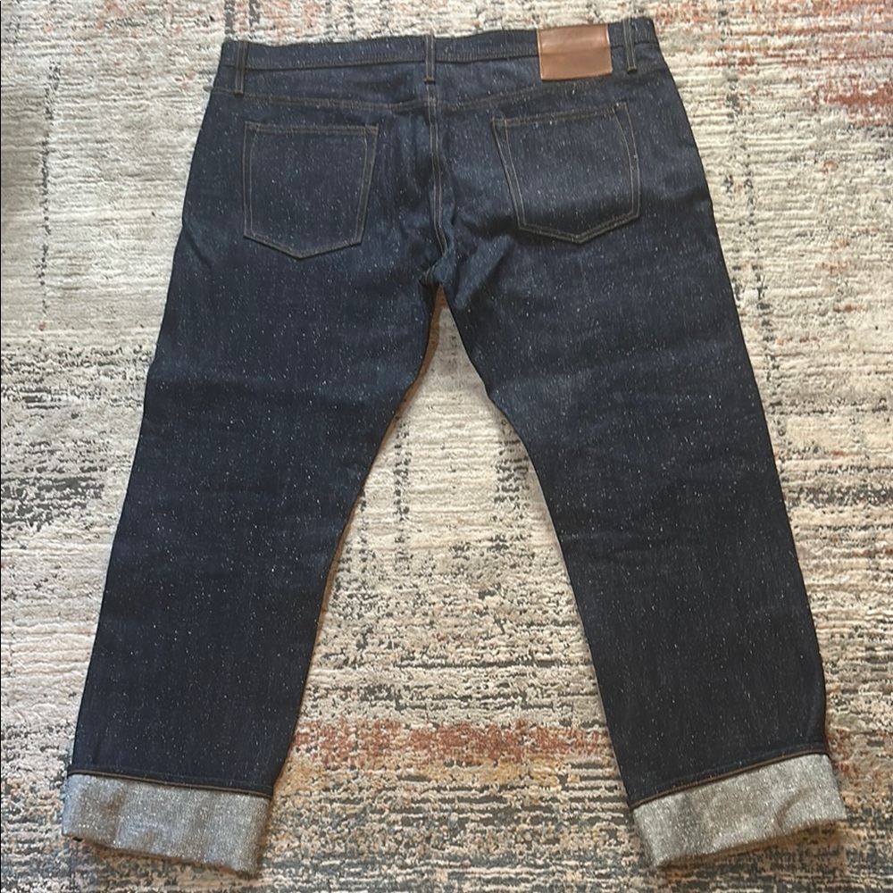 The Unbranded brand Neppy denim Men's Dark Blue Jeans - Picture 3 of 7